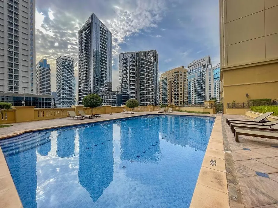 Dominant View Of Dubai Marina Apartment