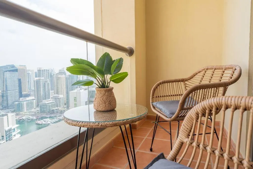 Dominant View Of Dubai Marina location